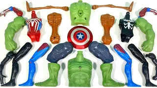 Merakit Mainan Hulksmash, Spiderman, Miles Morales, Siren head ~ Marvel Avengers Toys