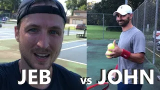 YouTube TENNIS MATCH #2 JEB vs JOHN