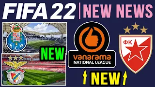 FIFA 22 NEWS & LEAKS | NEW Leagues - CONFIRMED Stadiums, Clubs & More