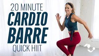 Cardio Barre 20-Minute Quick Hiit Workout for Cardio, Toning & Sculpting