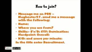 Black Ops 2 - PS3 - competitive - recruitment