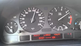 1998 e38 740i 4.4 V8 286hp 0-200 km