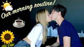 our morning routine as a couple!