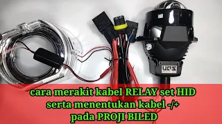 cara merakit kabel relay proji biled#relay set proji biled,