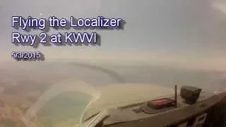 Localizer 2 approach into Watsonville (KWVI)