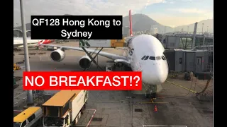 QANTAS ALMOST SKEPT MY MEAL! A380 Hong Kong to Sydney Economy