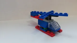 как сделать мини вертолёт из LEGO | how to make a mini helicopter from LEGO