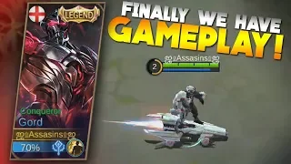 *NEW* LEGENDARY GORD SKIN GAMEPLAY!!! Conqueror Mobile Legends