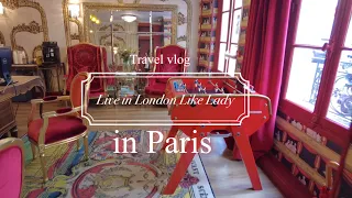 【海外移住Vlog】フランス弾丸旅行|ロンドン発パリ行ユーロスターの電車旅|トレンドの発信地・マレ地区|アメリみたいな可愛いホテル|ショコラ探し