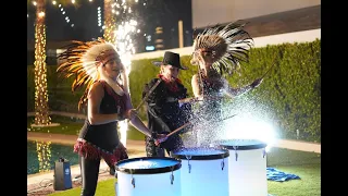 🥁🤠 Water Drum Show "WILD WEST" (LIVE PROMO) - ILLIZIUM events Dubai