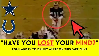 The CRAZIEST FAKE PUNT in Dallas Cowboys HISTORY | Cowboys @ Colts (1981)