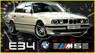 BMW 5 Series E34 (0-100 KM/H) (0-60 MPH) ACCELERATION BATTLE