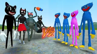 All HUGGY WUGGY vs ALL CARTOON CATS!! Garry's Mod [Poppy Playtime]
