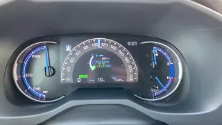 Toyota Rav4 2.5 hybrid 222hp Acceleration