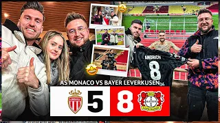 Unvergesslicher TAG in MONACO 🇲🇨😍 AS Monaco vs Bayer Leverkusen XXL Stadion Vlog ⚽️
