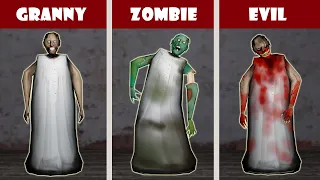 Granny vs Zombie Granny vs Evil Granny  in Real Life Funny Animation