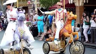 Mary Poppins in Disneyland Parade 4th July 2013