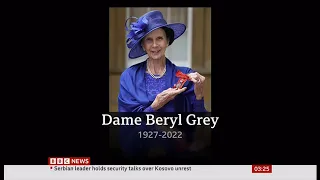 Beryl Grey passes away (1927 - 2022) (UK) - BBC News - 12th December 2022