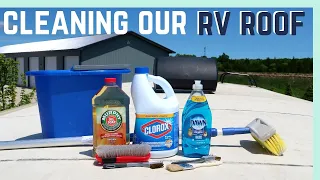 CLEANING OUR RV ROOF AND EXPLORING DOOR COUNTY, WISCONSIN! || RV LIVING