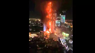 Fire at Address Downtown hotel in Dubai