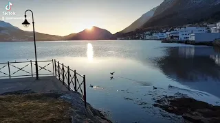 sunrise and sunset in Norway