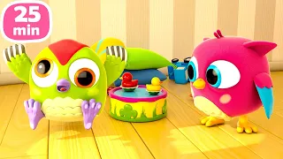 Tecknade filmer för småbarn & videor för barn - Uggleungen Hopp Hopp & överraskningsägg med leksaker