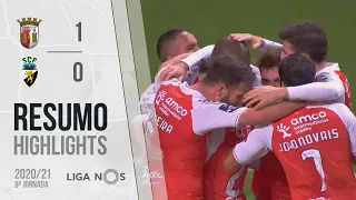 Highlights | Resumo: SC Braga 1-0 SC Farense (Liga 20/21 #8)