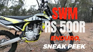 Quick look, SWM RS500R Enduro Motorcycle Full On And Off Road Test And Adventure Riding Tour