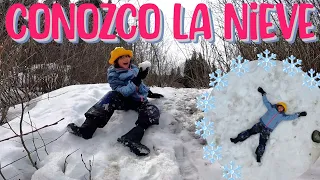 Batallitas con BOLAS de NIEVE por fin Conozco la NIEVE