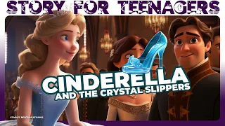 Cinderella and the Crystal Slippers | Enchanting Fairy Tale Narration with Cute Illustrations