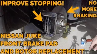 Nissan Juke Brake Pads and Rotor Replacement - 2011-2017 - How To