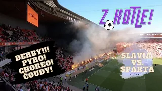 Z KOTLE! Angláni na Derby čuměli, co se u nás může na fotbale! Slavia-Sparta 1:2