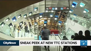 Sneak peek at new TTC subway stations to open in December