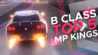 Top 5 Best B Class King Cars For Multiplayer - Asphalt 9 Legends