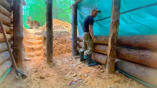 Build a Cozy Home Underground: A Dugout Shelter Tutorial.ep.6