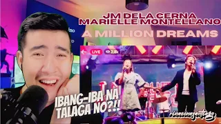 [REACTION] JMIELLE sings 'A MILLION DREAMS' in ALBAY | Marielle Montellano & JM Dela Cerna