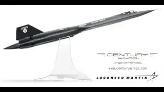 SR-71 Blackbird diecast model  1/72 scale - Century Wings