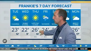 Feeling a little cooler, mostly sunny across the GTA Tuesday