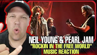 Neil Young and Pearl Jam Reaction | ROCKIN IN THE FREE WORLD LIVE | UK REACTOR | REACTION |