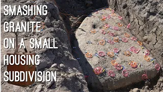 Smashing Granite on a small housing subdivision