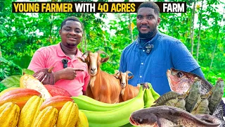 How This Young Mechanical Engineer Started His 40 Acre Cocoa, Catfish, Tilapia and Goat Farm in GH.