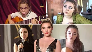 Florence Pugh Singing Videos | Flossie Rose AKA Florence Pugh Playing Guitar And Singing Songs