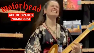 Motörhead's "ACE OF SPADES" on FIRE at NAMM 2023!