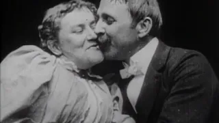 THE KISS (1896) - Edison Studios Early Film