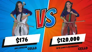 $176 vs $120,000 Cello - Can You Tell The Difference? - Tina Guo