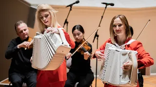 2ACCORDIONS дуэт аккордеонисток "ЛюбАня"- CONCERT in Berlin Philharmonic