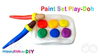 Paint Set Play Doh | Kid's Crafts and Activities | Happykids DIY
