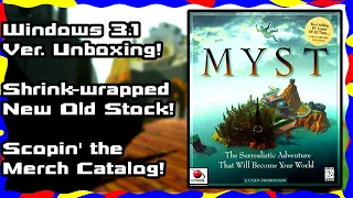 [Myst] Shrink-wrapped Unboxing for Windows 3.1! @ Ep. -1