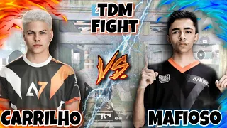 CARRILHO vs MAFIOSO | 1v1 SNIPER ONLY | TDM FIGHT | ALPHA 7 | PUBG MOBILE | Ostinbot yt