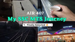 MY SSC MTS JOURNEY | FAMILY REACTION | SSC MTS | 🤩🥳 #sscmotivation #vlogs